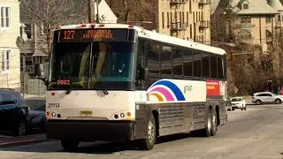 ᴴᴰ⁶⁰ Front POV: NJT Route 127 Ridgefield Victoria Terrace onboard a 2021 MCI D4500CT