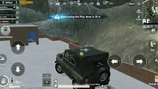 (PUBG) UAZ on prison building