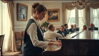 Kellnerin spielt Klavier bei Luxus-Event – das Publikum ist fassungslos