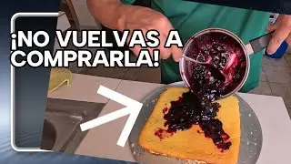 Mermelada de arándanos y fresas en menos de 3 minutos.