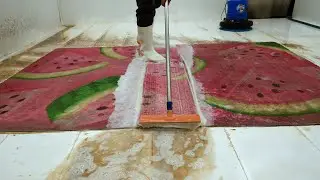 Covered in Thick Black Mud | The Most Satisfying Luxury Carpet Cleaning | Satisfying ASMR Cleaning