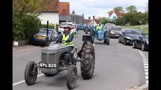 Essex Tractor run through Finchingfield 2019