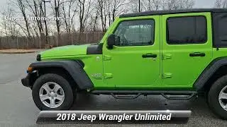Used 2018 Jeep Wrangler Unlimited Sport S 4x4, York, PA S250992A