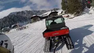 Skiing Penguin - mit dem Schneetaxi &uuml;ber den Turracher See