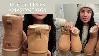 Amazon ugg DUPES vs the REAL Uggs, ugg season