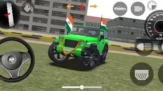 Thar 4x4 modification // indian car simulator 3d game // krnd gadi game 