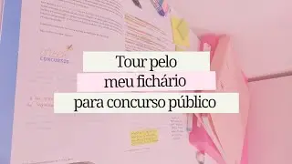 Como ORGANIZO meu FICHÁRIO para estudar melhor 