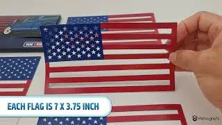 Small American Flag Magnets for Cars and Trucks | Original Design