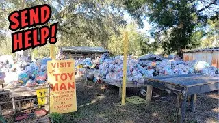 Exploring an INSANE Flea Market Toy GRAVEYARD!