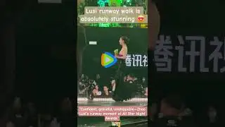 &ldquo;Confident, graceful, unstoppable&mdash;Zhao Lusi&rsquo;s runway moment at All Star Night Awards.&rdquo;