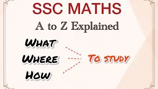 SSC MATHS STRATEGY IN TAMIL #cgl #ssc #cgl2026 