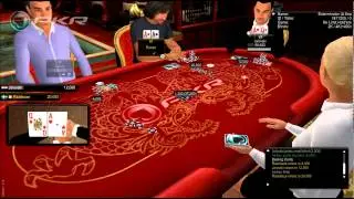 PKR hand replay AA vs AQo epic hand:)