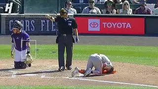 Casey Schmitt Takes Scary Elbow Shot but Stays in the Game 😬