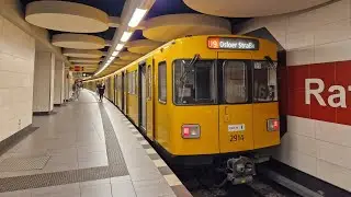 Mitfahrt in der kompletten U9 von Rathaus Steglitz bis Osloer Straße im F92 2914