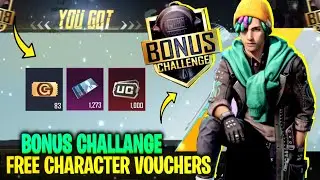 FREE CHARACTER VOUCHER & INDIA BONUS CHALLENGE |BONUS CHALLENGE KAB AAYEGA | BONUS CHALLENGE IN BGMI
