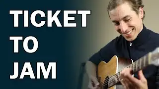 Урок игры на акустической блюзовой гитаре в стиле шаффл - 12-тактовый блюз в ми-мажоре | Риффы | Разворот | Лучший способ импровизировать!