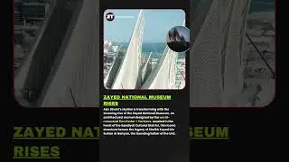 Zayed National Museum Rises in Abu Dhabi | Foster + Partners&rsquo; Architectural Masterpiece . #ytshorts