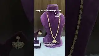 product shown in pink wrap is panchaloham and product shown in box is one gram jewellery
