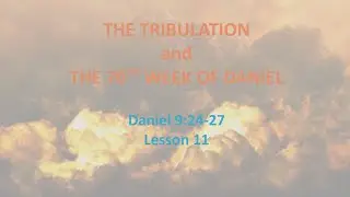 Revelation 11 The Tribulation and The 70th Week of Daniel