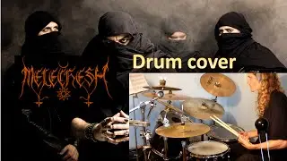Melechesh - Triangular Tattvic Fire drum cover Bobnar Simon