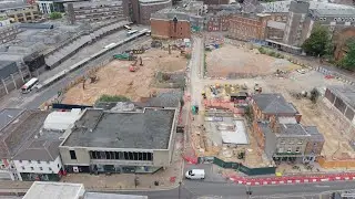 Guildford North Street Redevelopment | June 2025 Drone Update | progress for an aerial viewpoint