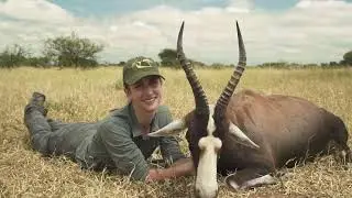 Big Blesbuck smoked by Kate!