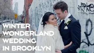 Beautiful Winter Wedding in a Warm, Speakeasy-Inspired Brooklyn Warehouse (Short film)
