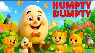 Humpty Dumpty&rsquo;s Big Fall 🐣✨ | Fun Nursery Rhyme with Animals | AaryaToons Kids Songs