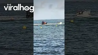 Stopping a Rogue Speed Boat || ViralHog
