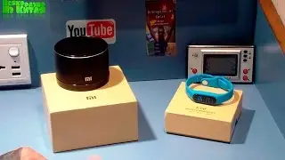 Xiaomi Bluetooth Динамик + E06 Smart Band.Близнец Xiaomi Mi Band 2  Посылки из Китая