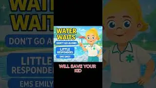 Water Waits 💧 | Pool Safety | Don&rsquo;t Go Alone | #kidsafety #littleresponderstv