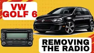 VW Golf 6 &mdash; How to Remove the Radio | Removing the Original Head Unit Without Damage