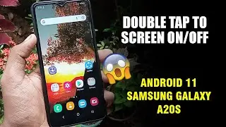 Double Tap To Screen Off Option - Samsung Galaxy A20s