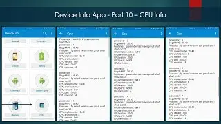 Device Info App - Part 10 – CPU Info