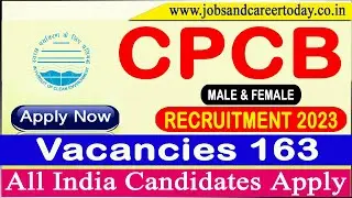 CPCB Recruitment 2023 | Cutoff, Syllabus and Details |CPCB Online Form 2023 Kaise Bhare #RECRUITMENT
