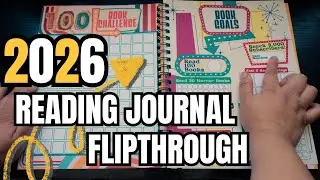 I designed and Printed my 2026 Reading Journal | Full Book Journal Flip through