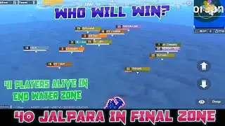40 Players Last Circle on Water PUBG Mobile | OMG FINAL CIRCLE IN THE WATER | WHO WILL WIN?