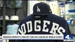 Suit up, Dodger fans. Merch flying off shelves before World Series