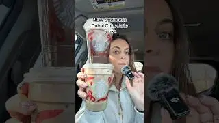 NEW Starbucks Dubai Chocolate Drinks 🍫☕️🍵#starbucks #dubaichocolate #starbucksdrinks #coffee