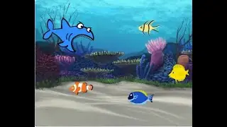 Simple Shark-Fish game using MIT Scratch