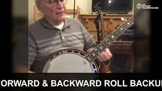 Beginning Banjo series with Geoff Hohwald: how to play back-up with basic rolls #banjo #bluegrass