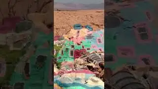 Salvation Mountain by Leonard Knight, Slab City, near the Salton Sea, California #art #drone #love