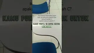 #shorts - Jika semua A adalah B, dan semua B adalah C, apakah semua A adalah C?