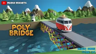 Poly Bridge | Desert Winds Stage 3-4