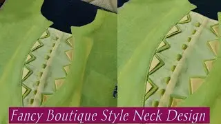 Fancy Boutique Style Neck Design 🤩|#shorts #ashortaday  #youtubeindia #needlegirl