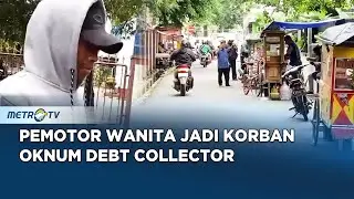 Pemotor Wanita Jadi Korban Debt Collector di Cengkareng