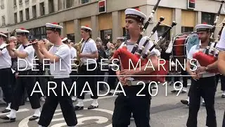 D&eacute;fil&eacute; des marins Armada de Rouen 2019