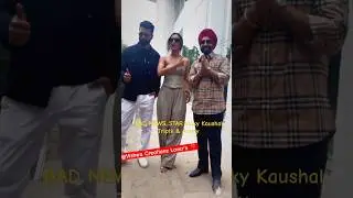 Vicky Kaushal 😎 Triptii Dimri 💓 Ammy Virk🌹Bad News Movie Promotion #vickykaushal #triptii #badnews ✨