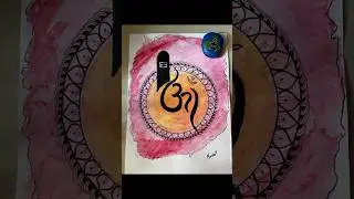 ॐ Mandala Art | Shivling & Om Painting |  🕉️#mandalaart #shorts #mamta'sart #tranding #youtushorts