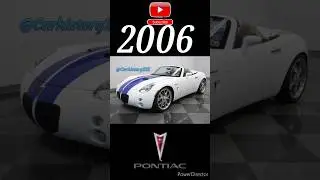 Evolution of Pontiac Solstice (2002-2009) #pontiacsolstice